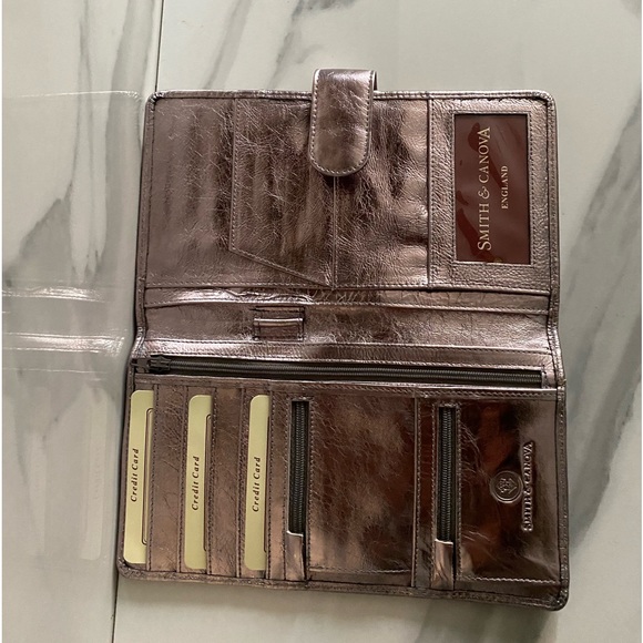NWT Smith & Canova England Ladies Travel Leather Wallet Passport ID Documents - Picture 4 of 4